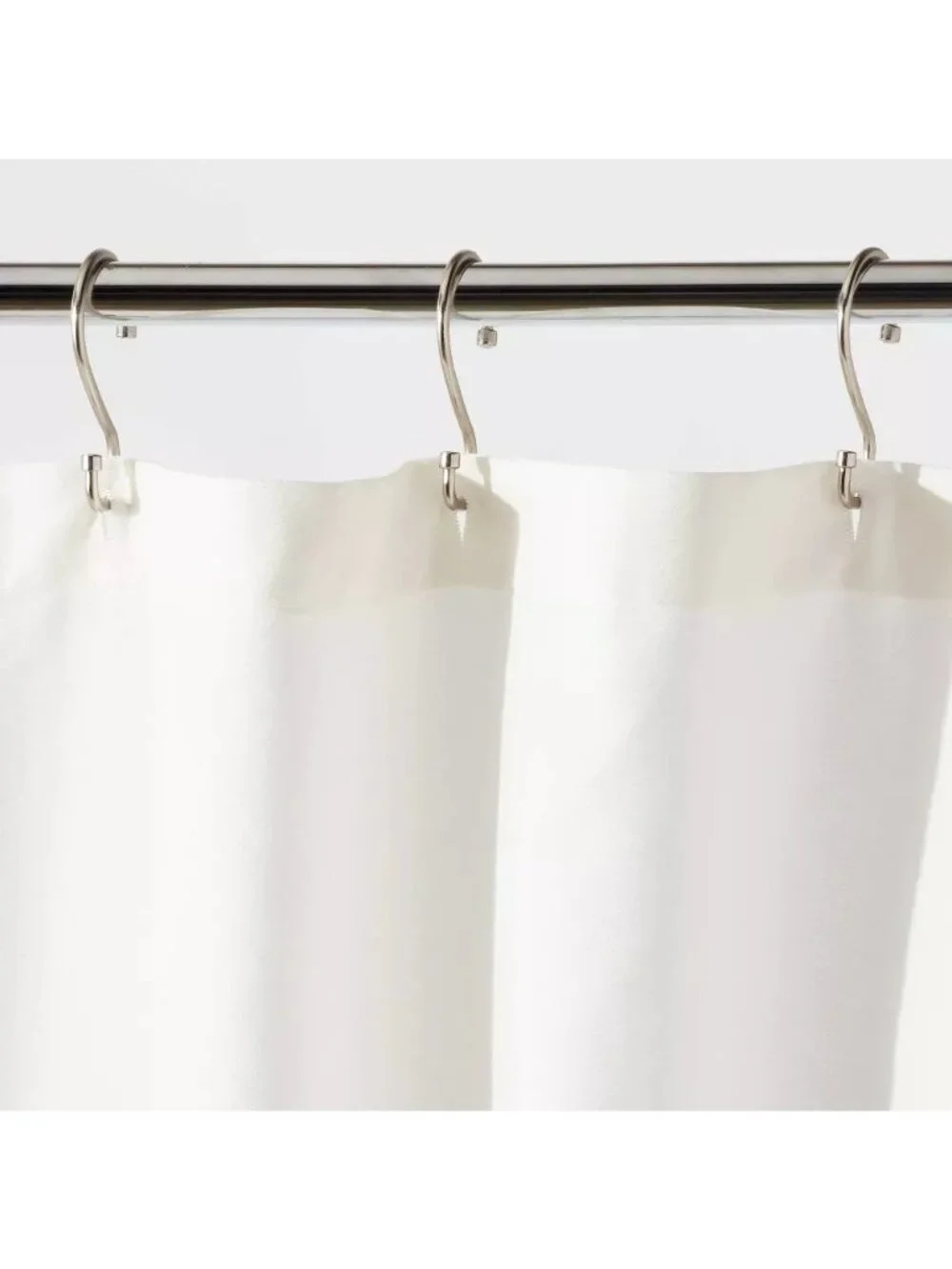 Threshold Gray Leopard Ombre Design Print 100% Cotton Shower Curtain OOS